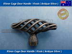Antique Silver 85mm Cage Handle