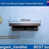 Massa Finger Pullers Matte Black