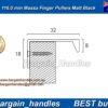 Massa Finger Pullers Matte Black