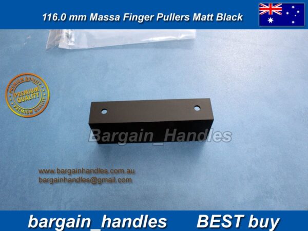 Massa Finger Pullers Matte Black