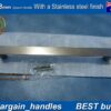 128mm Kitchen Cabinet door handle pulls D-Square Brushed Stainless Steel Finish