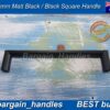 160 Mm D-Square Handle Pulls Matte Black