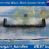 160 Mm D-Square Handle Pulls Matte Black