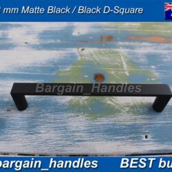 448mm Matte Black Kitchen Door Handle D-Square Pull