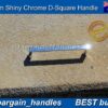 96mm Polished Chrome D-Square kitchen cabinet door Handle