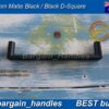 96mm Kitchen Cabinet door handle pulls D-Square Matt Black
