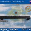 96mm Kitchen Cabinet door handle pulls D-Square Matt Black