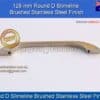 Round D Slimline Durable (Brushed Stainless Steel Finish)