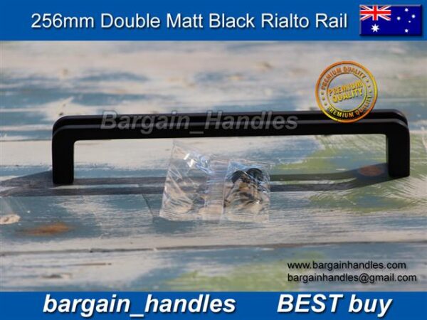 matte black Double RIALTO Rail