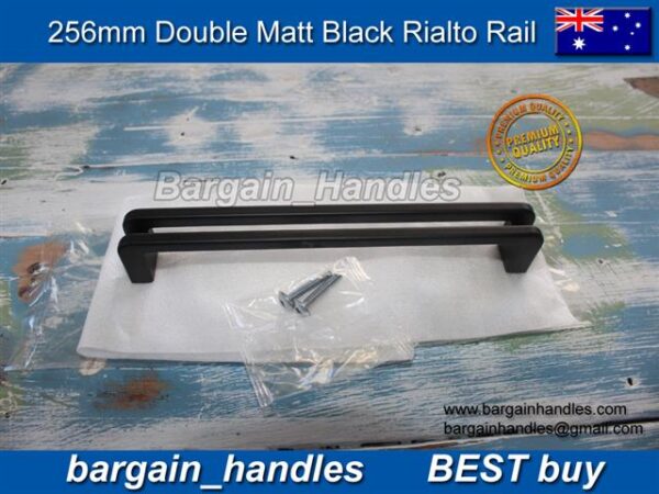 matte black Double RIALTO Rail