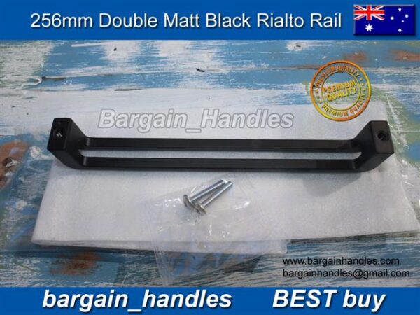 matte black Double RIALTO Rail