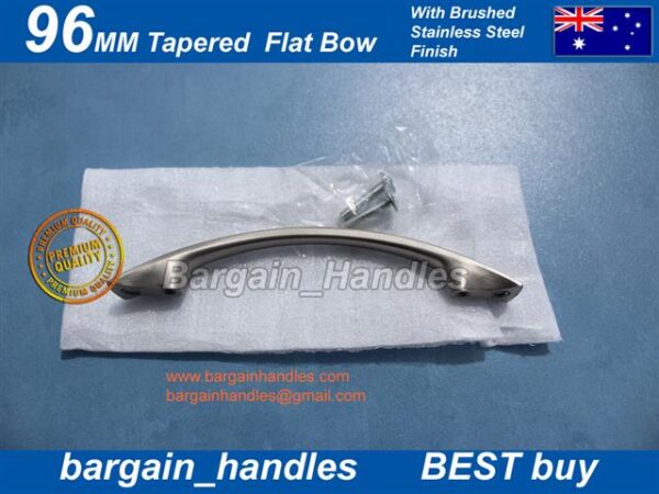 Tapered Flat Bow Kitchen Door handle