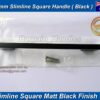 256mm Slimline Handle D-Square Matte Black