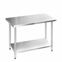 Cefito 1219 x 610mm Commercial Stainless Steel Kitchen Bench