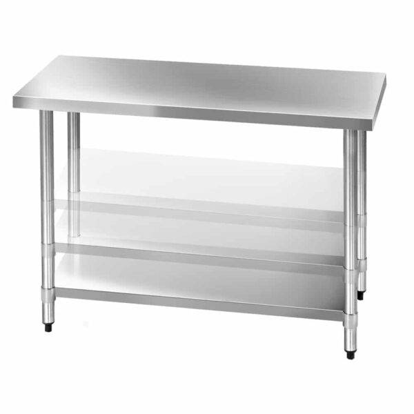 Cefito 1219 x 610mm Commercial Stainless Steel Kitchen Bench