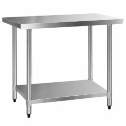 Cefito 610 x 1219mm Commercial Stainless Steel Kitchen Bench