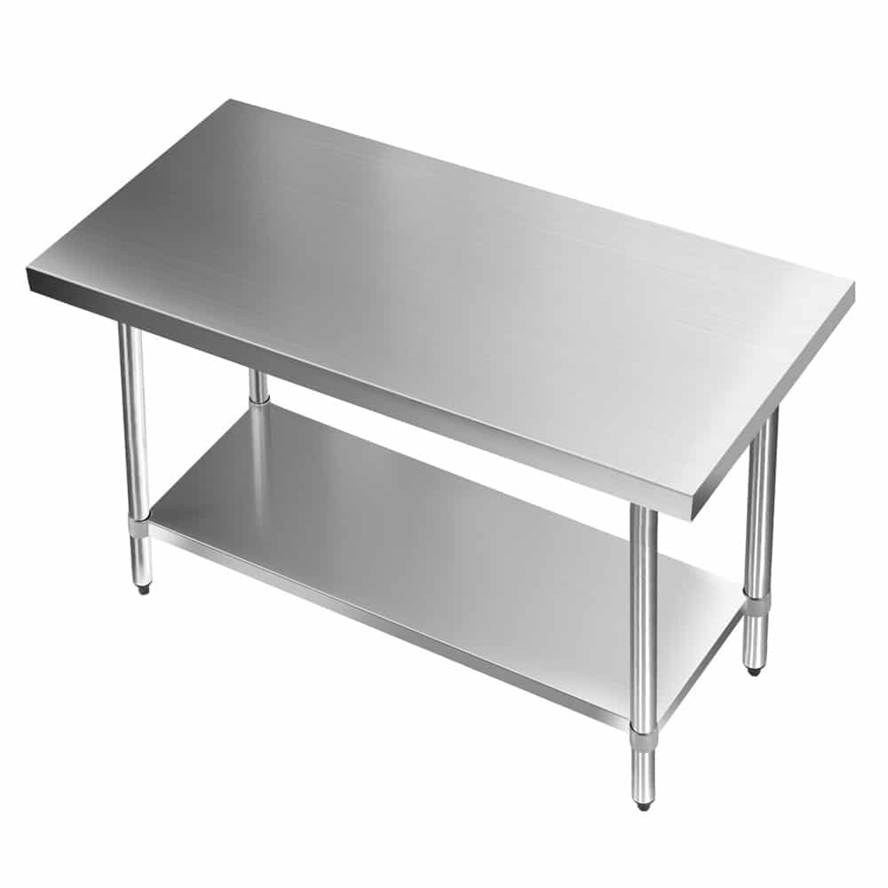 Cefito 610 x 1219mm Commercial Stainless Steel Kitchen Bench