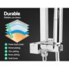 WELS 8 inch Rain Shower Head Square Wall Bathroom Arm Handheld Spray Bracket Rail Chrome - Image 4