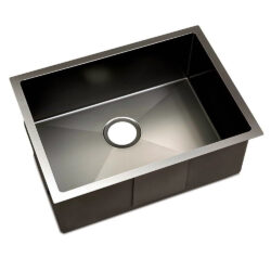 Cefito 600 x 450mm Stainless Steel Sink - Black