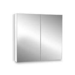 Cefito Bathroom Vanity Mirror with Storage Cavinet - White