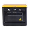 Devanti 3 Burner Portable Oven - Black & Yellow - Image 3