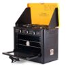 Devanti 3 Burner Portable Oven - Black & Yellow - Image 4