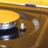 Devanti 3 Burner Portable Oven - Black & Yellow - Image 6