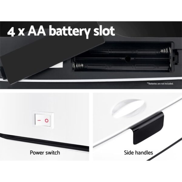 Devanti 45L Sensor Bin White - Image 6