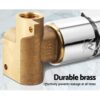 Brass Shower Mixer Head Hot and Cold Bathroom Tap Chrome - Image 5