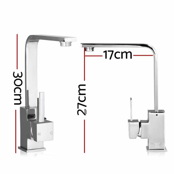 Kitchen Mixer Tap - Silver - Image 2