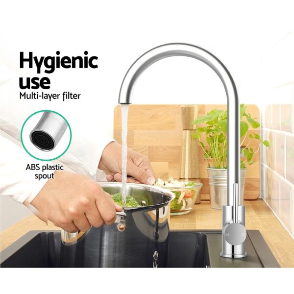 Cefito Mixer Faucet Tap - Silver - Image 5